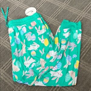 Little sleepies Easter bunny womens pj joggers